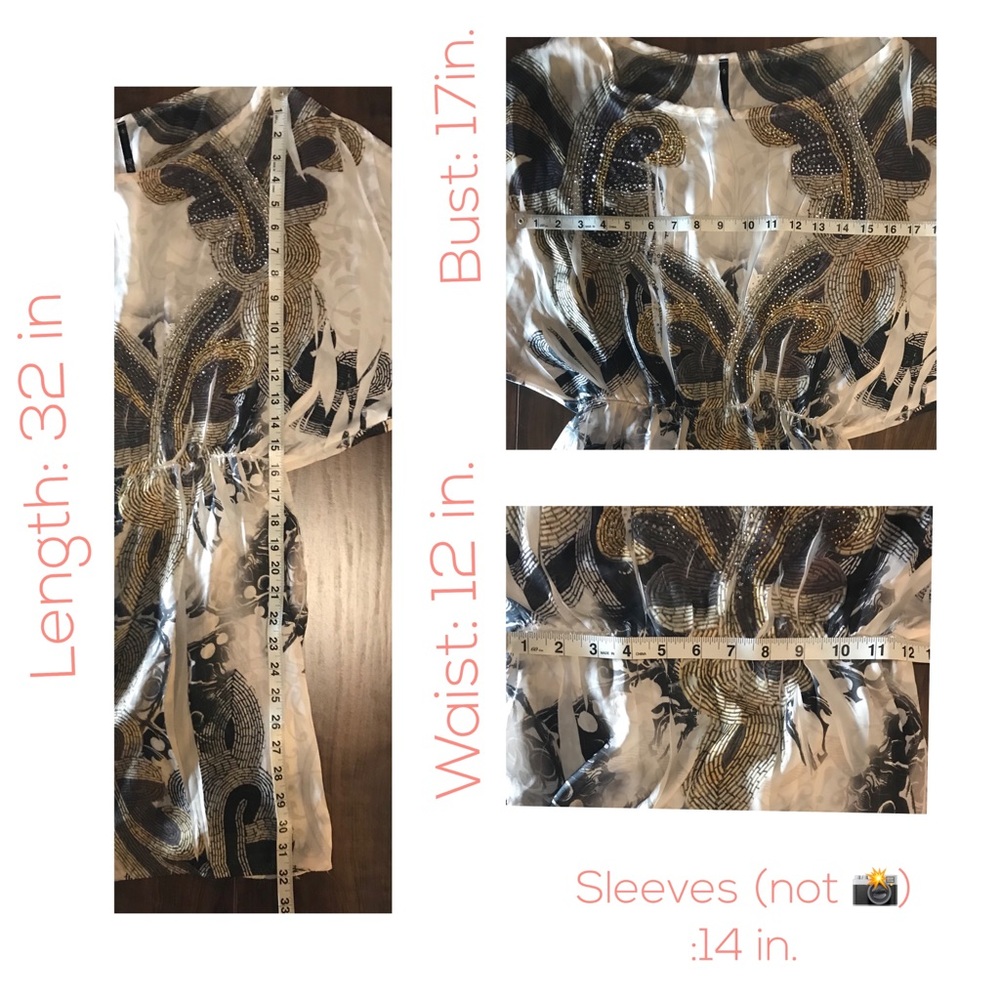 Patterned light weight shift dress. - Picture 8 of 8